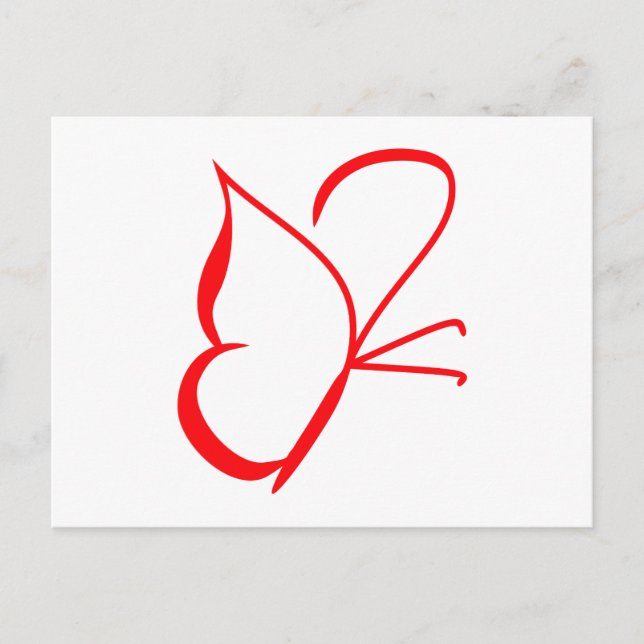 Postal Mariposa Schmetterling (Anverso)