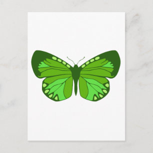 Postal Mariposa Verde