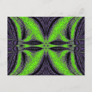 Postal Mariposa verde 4