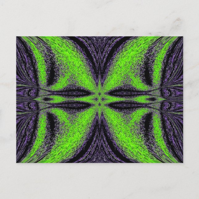 Postal Mariposa verde 4 (Anverso)