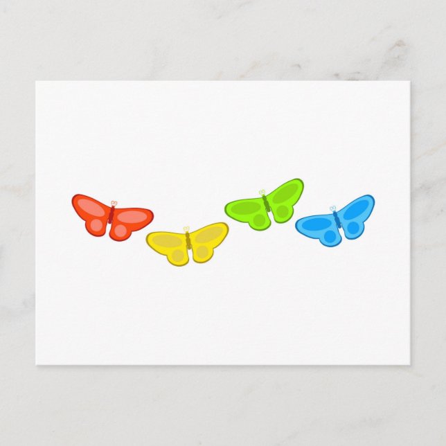 Postal Mariposas (Anverso)