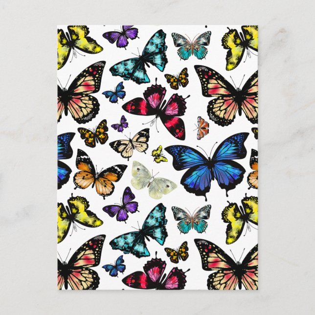 Postal Mariposas (Anverso)