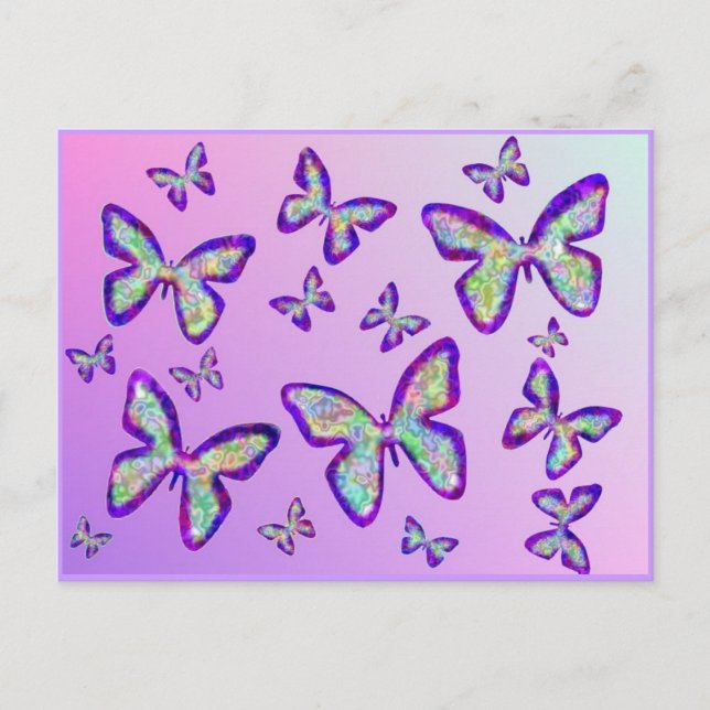 Postal Mariposas (Anverso)