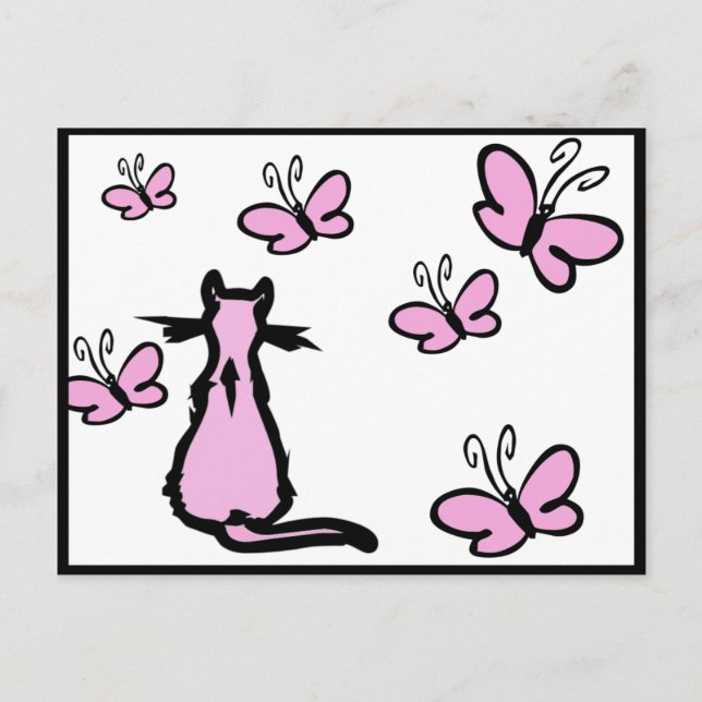 Postal Mariposas (Anverso)