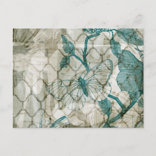 Postal Mariposas árabes VI (Anverso)