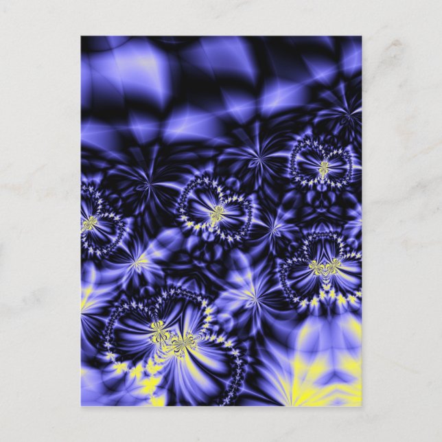 Postal Mariposas azules (Anverso)