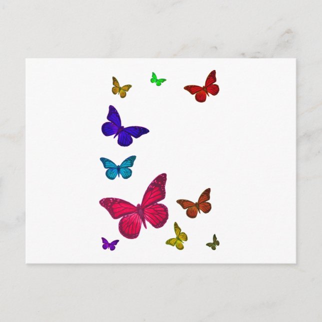 Postal Mariposas bailarinas (Anverso)