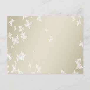 Postal Mariposas blancas