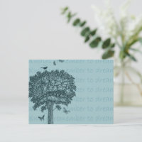 Mariposas de Aves Azules Soñan Árbol