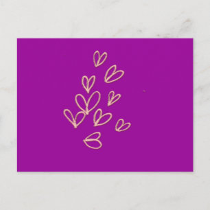 Postal Mariposas del corazón