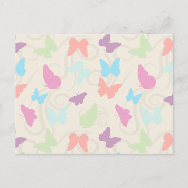 Postal Mariposas singulares (Anverso)