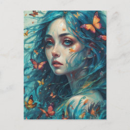 Postal Mariposas y Blues Series 1