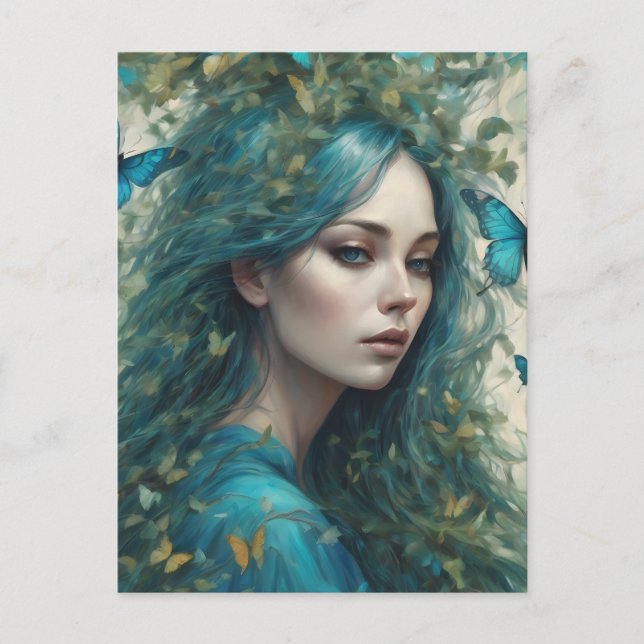 Postal Mariposas y Blues Series 5 (Anverso)