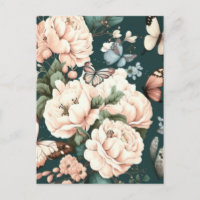 Mariposas y flores