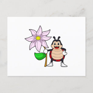 Postal Mariquita con Flor.PNG