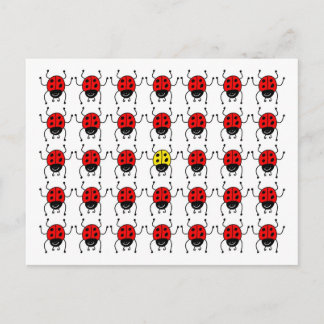 Postal mariquita perdida