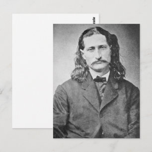 Postal Mariscal del viejo oeste Wild Bill Hickok pistoler