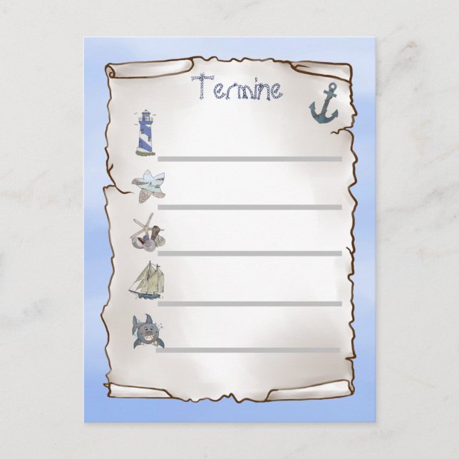 Postal Maritim (Anverso)