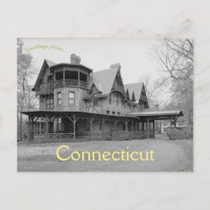 Postal Mark Twain House Hartford Connecticut Estados Unid