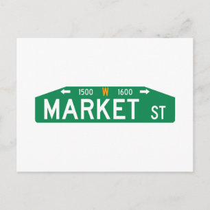Postal Market Street, Filadelfia, Rótulo de la Calle PA