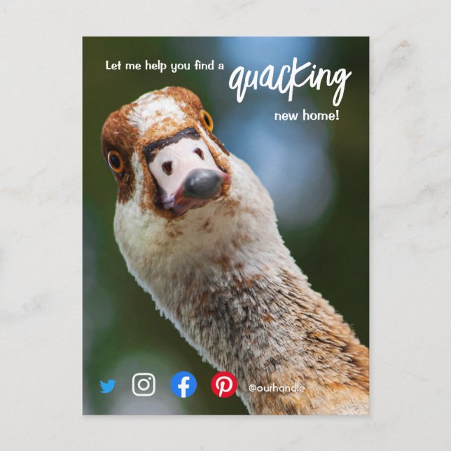 Postal marketing de agente inmobiliario maravilloso (Anverso)