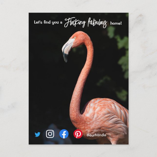 Postal marketing fabuloso de agentes inmobiliarios (Anverso)