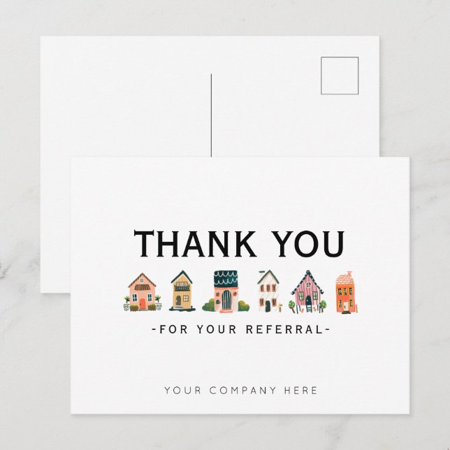 Postal Marketing inmobiliario de referencia Gracias (Anverso / Reverso)