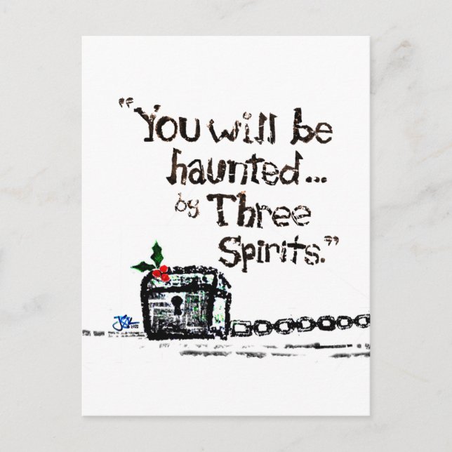 Postal Marley Navidades Postcard (Anverso)