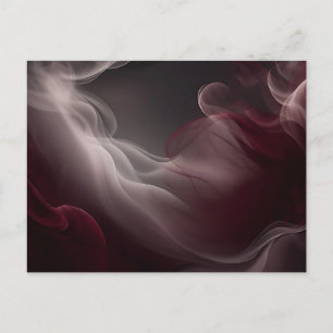 Postal Mármol humeante elegante sobre gris oscuro