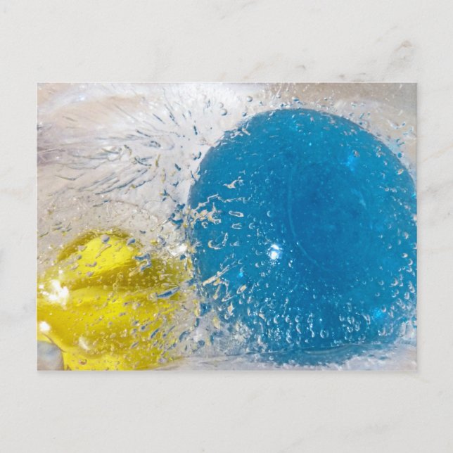 Postal Mármoles congelados (Anverso)