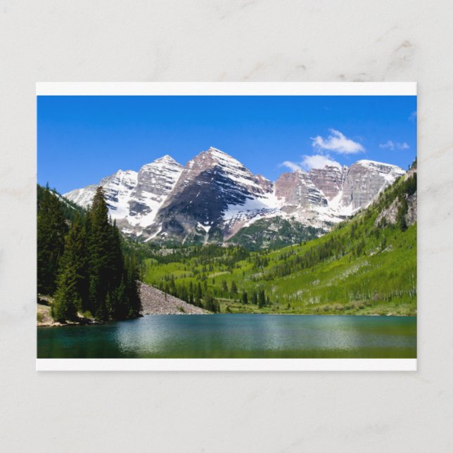 Postal Maroon Bells (Anverso)