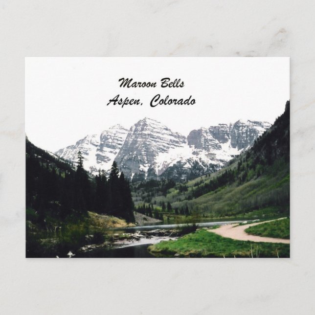 Postal Maroon Bells (Anverso)