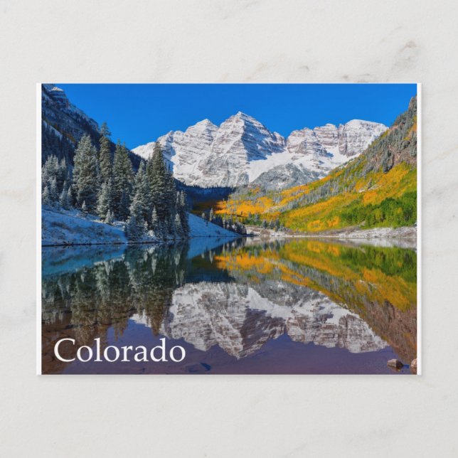 Postal Maroon Bells (Anverso)