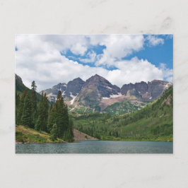 Postal Maroon Bells y Maroon Lake