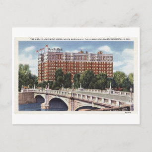 Postal Marott Hotel Indianapolis Indiana Vintage