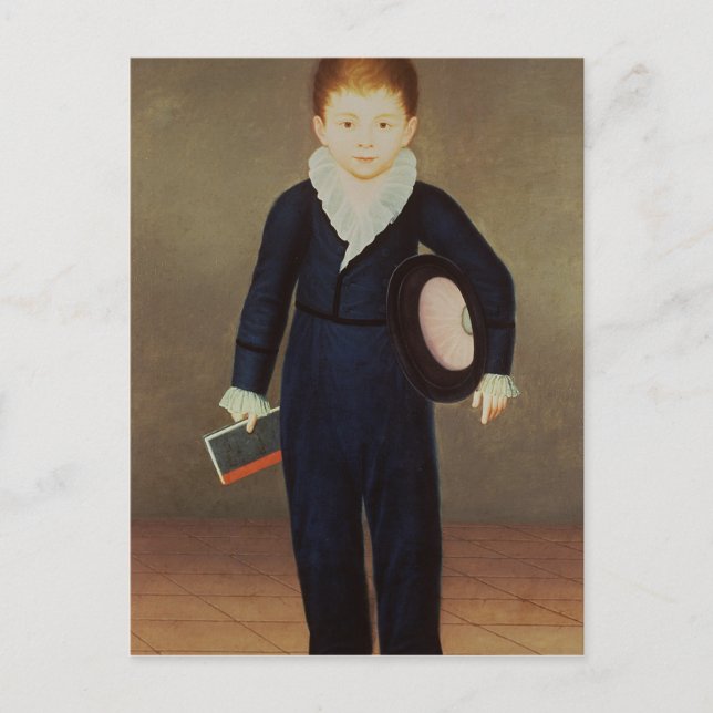 Postal Marques de Penafiel, hijo del duque de Osuna (Anverso)