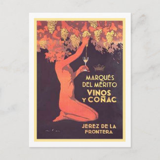 Postal Marques Del Merito Vinos Y Conac
