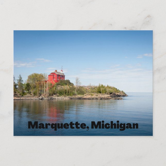 Postal Marquette Michigan Postcard (Anverso)