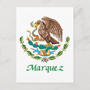 Postal Marquez Sello Nacional Mexicano