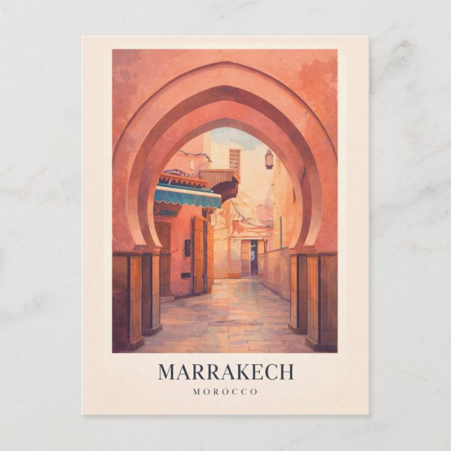 Postal Marrakech Postcard (Anverso)