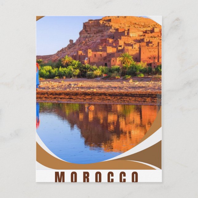 Postal Marrakesh, viaje a Marruecos: Ticket sorpresa de r (Anverso)