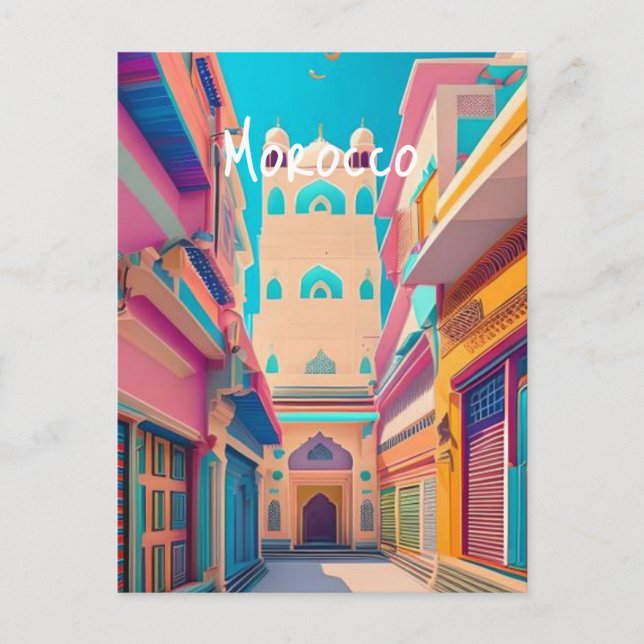 Postal Marruecos (Anverso)
