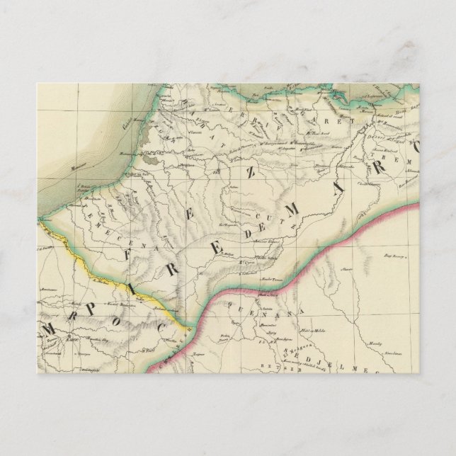 Postal Marruecos, África (Anverso)