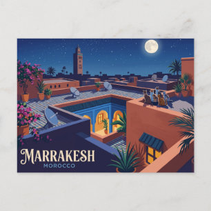 Postal Marruecos Marrakech