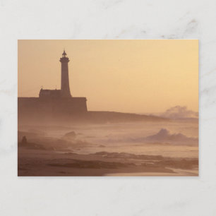 Postal Marruecos, Rabat, Faro al atardecer con
