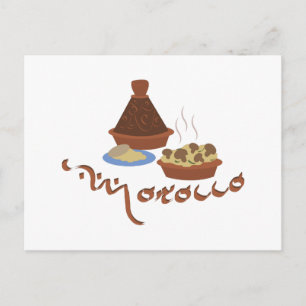 Postal Marruecos tagine