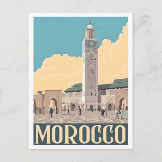 Postal Marruecos Viajes Antiguos  (Anverso)