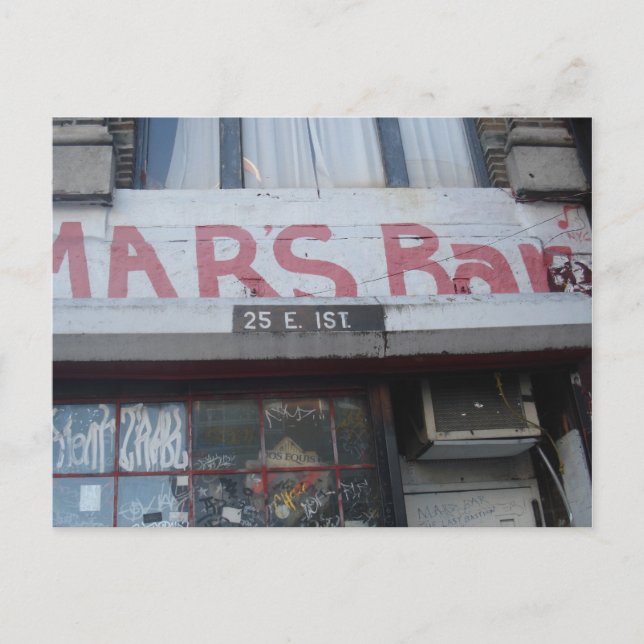 POSTAL MARS BAR (Anverso)