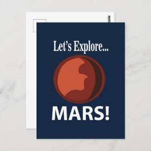 Postal Mars exploremos Mars