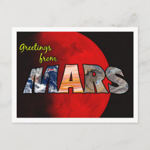 POSTAL MARS POSTCARD